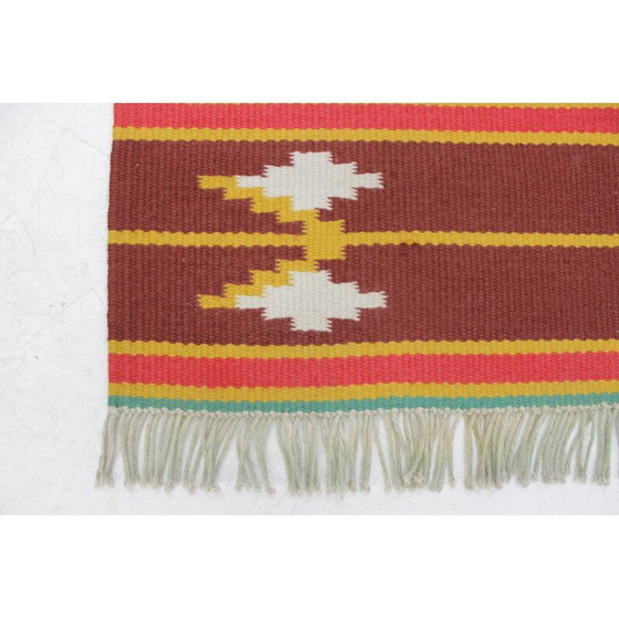 Image 1 of Mehrfarbiger Teppich, Tschechoslowakei 1970