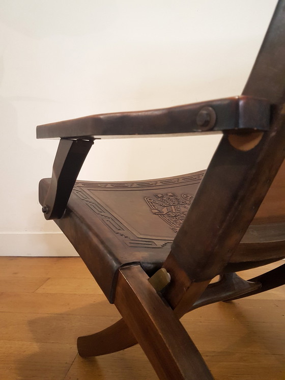 Image 1 of Brutalist Klappstuhl von Angel Pazmino 1974
