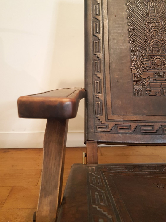 Image 1 of Brutalist Klappstuhl von Angel Pazmino 1974