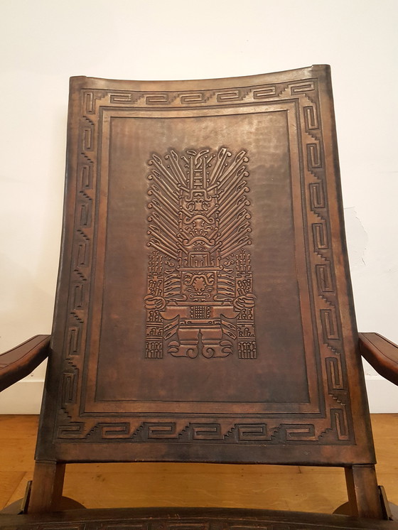 Image 1 of Brutalist Klappstuhl von Angel Pazmino 1974