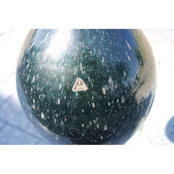 Image 1 of Vase aus geblasenem Glas von Richard Sussmuth für Tisher Heidelberg, Deutschland