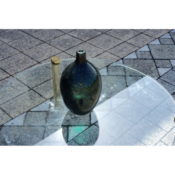 Image 1 of Vase aus geblasenem Glas von Richard Sussmuth für Tisher Heidelberg, Deutschland