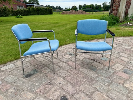 2x Van Der Sluis Modell 60 Stuhl