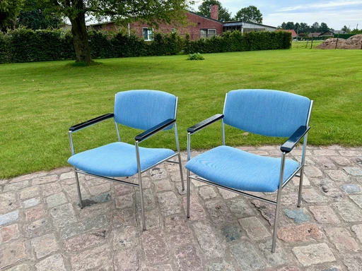 2x Van Der Sluis Modell 60 Stuhl