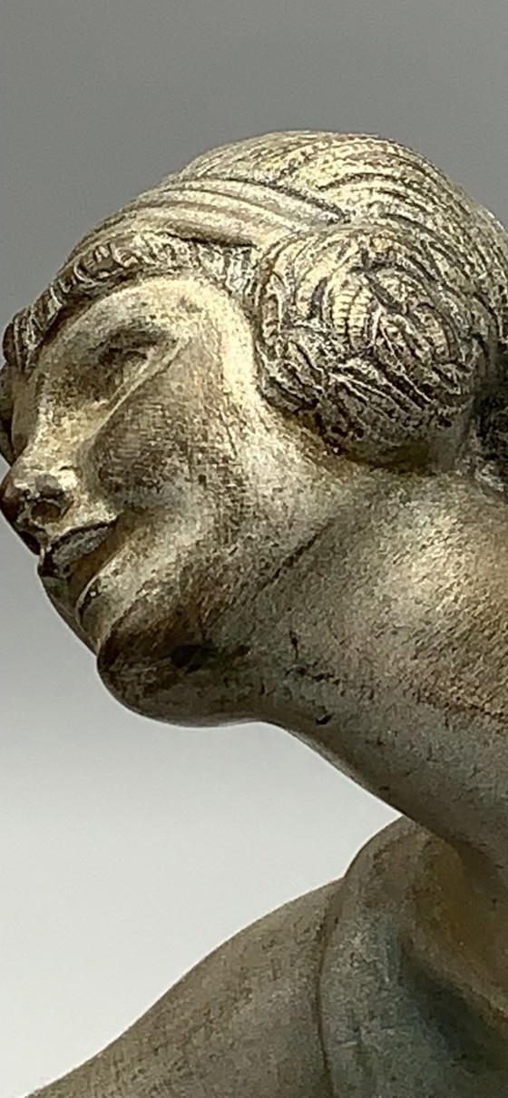 Image 1 of P. Sega Französische Art Deco Kaminuhr