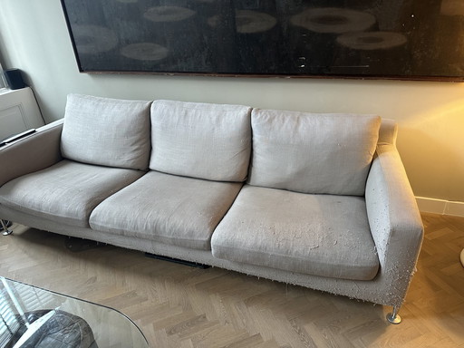 B&B Italia Sofa Harry Taupe / Hellgrau (abnehmbarer Bezug)