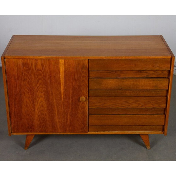 Image 1 of Vintage Kommode Modell U-458 in Eiche von Jiri Jiroutek für Interier Praha, Tschechoslowakei 1960