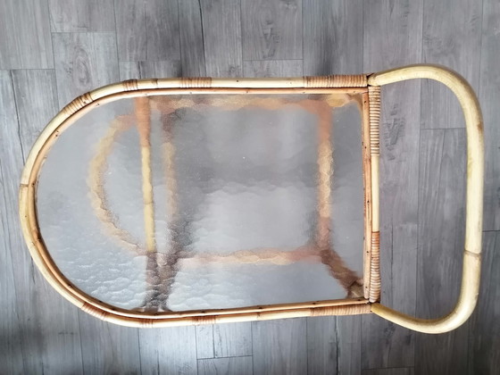 Image 1 of Vintage Servierwagen aus Bambus