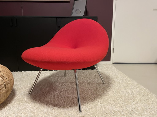 Schöner Artifort Sessel Conco Rot
