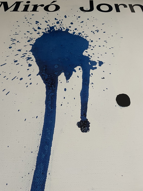 Image 1 of Joan Miró (1893-1983), Miró &Jorn, Das Ausstellungs-Originalplakat für die Ausstellung "Miró & Jorn" 2021