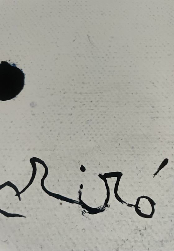 Image 1 of Joan Miró (1893-1983), Miró &Jorn, Das Ausstellungs-Originalplakat für die Ausstellung "Miró & Jorn" 2021