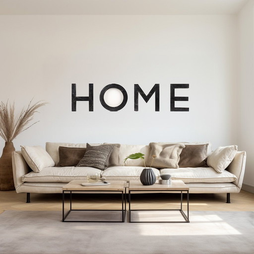 Vintage Buchstaben Set "Home"