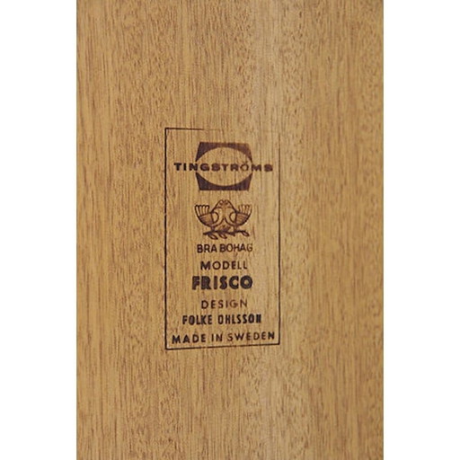 Vintage Couchtisch "Frisco" von Folke Ohlson, Schweden 1960