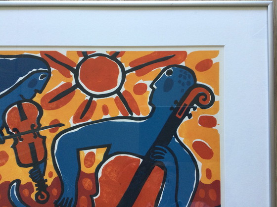 Image 1 of Cees Vis Linolschnitt