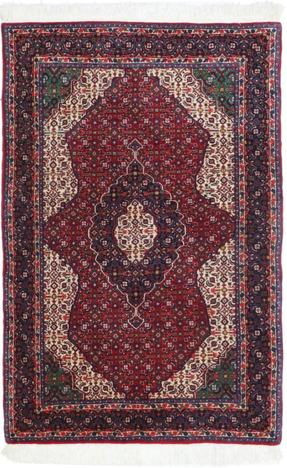 Image 1 of Original Handgeknüpfter Perserteppich Bidjar Sehr Fein Alt 154 x 108 cm Top Zustand