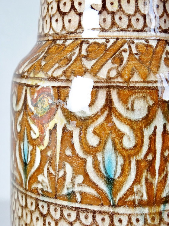 Image 1 of Große Vase handgefertigte & traditionelle marokkanische Töpferei Safi alt XX.