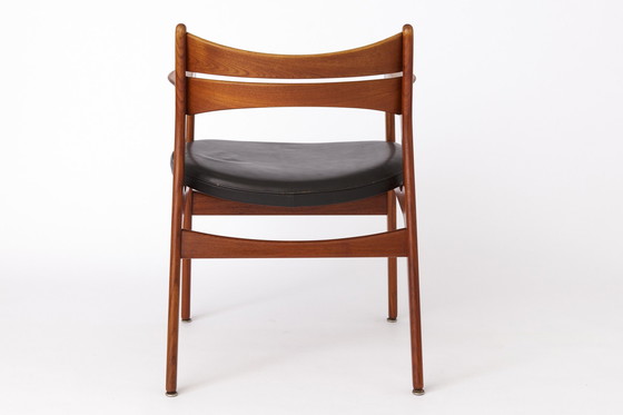 Image 1 of Vintage Schreibtischsessel von Erik Buch für Christiansen Møbelfabrik, 1960er Jahre, Teakholz, Dänisch