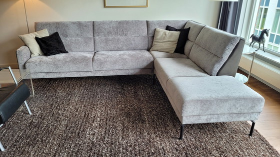 Image 1 of Prominentes Ecksofa in Duo Edition Leder/Stoff