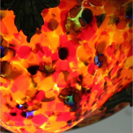 Image 1 of Vintage Art Deco Kristall-Lampe aus Clichy, Frankreich 1930