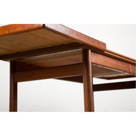 Image 1 of Doppelter ausziehbarer Tisch aus Teakholz, 1960er Jahre, Dänemark
