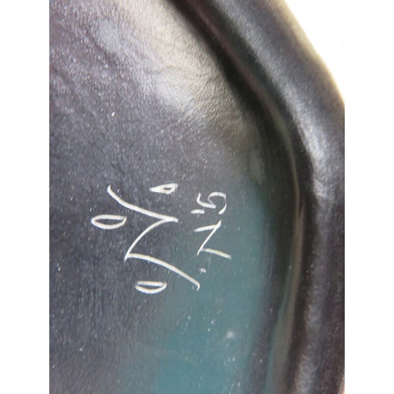 Image 1 of Dreieckige Keramikschale von Gunnar Nylund, Schweden 1960