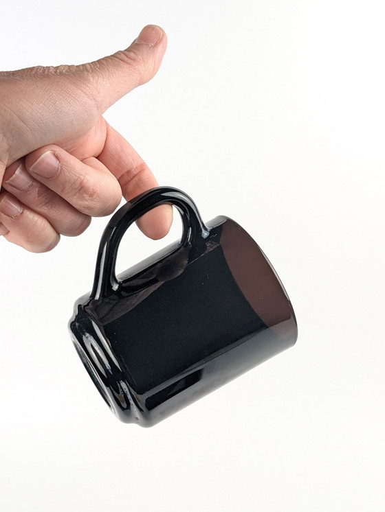 Image 1 of 1970'S Arcoroc Amethyst Glas Kaffeebecher Satz von 4 Made in France