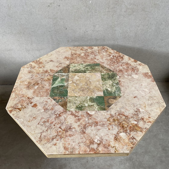 Image 1 of Vintage Marmor-Esstisch Italienisches Design