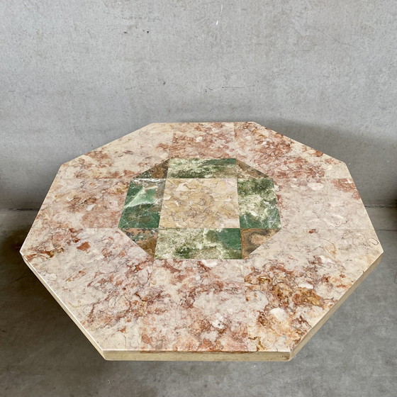 Image 1 of Vintage Marmor-Esstisch Italienisches Design