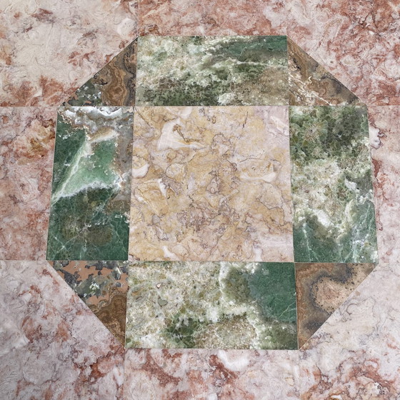 Image 1 of Vintage Marmor-Esstisch Italienisches Design