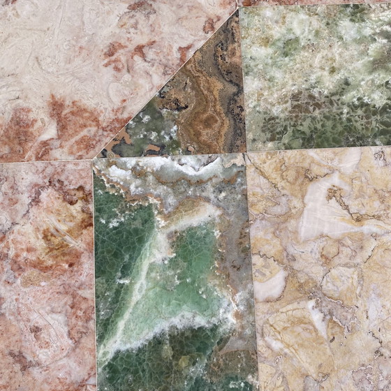 Image 1 of Vintage Marmor-Esstisch Italienisches Design