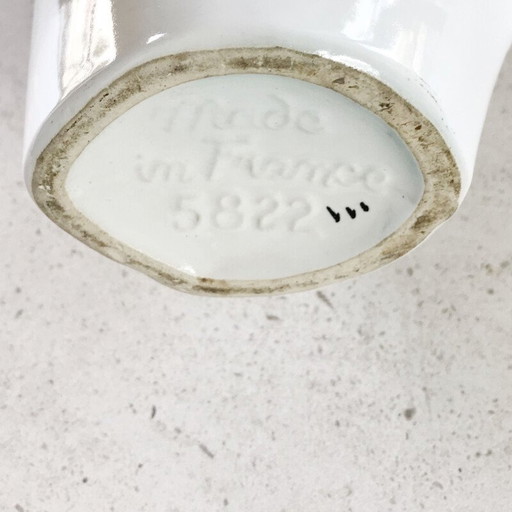 Weiße Freiform-Lampe, Frankreich 1960