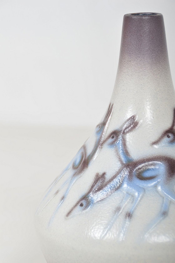 Image 1 of Vintage Vase von Goebel mit Rehmotiv, 1970er Jahre