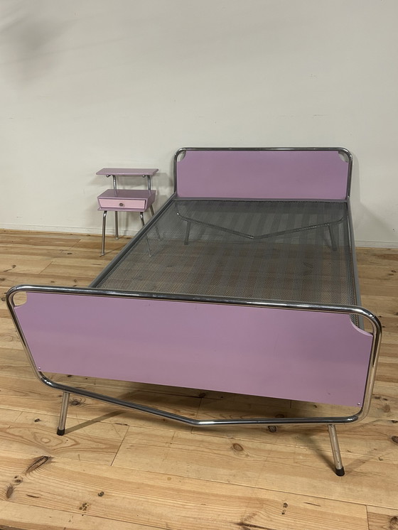 Image 1 of Auping Bett + Nachttisch