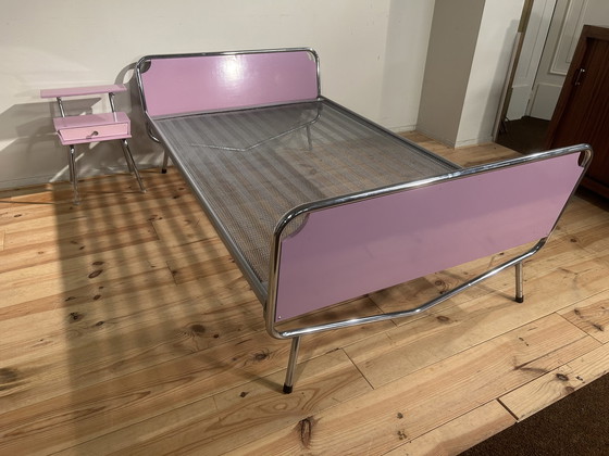 Image 1 of Auping Bett + Nachttisch