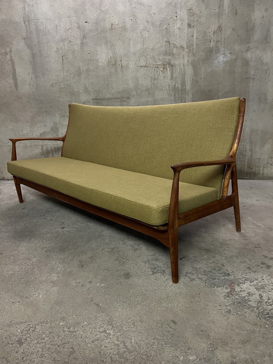 Image 1 of Lounge Sofa Aus Teakholz Von E. Andersen & P. Pedersen Für Horsnaes 60Er Jahre