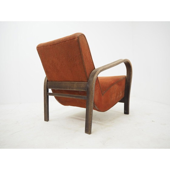 Image 1 of Mid Century Sessel HF 11 von J. Halabala, Tschechoslowakei 1950er Jahre