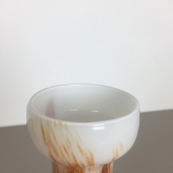 Image 1 of Vase aus Muranoglas von Opaline Florenz, Italien - 1970er Jahre