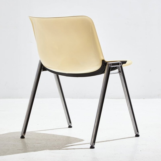 Image 1 of Vintage "Modus Sm 203" stapelbarer Kunststoffsessel von Osvaldo Borsani für Tecno, 1980er Jahre