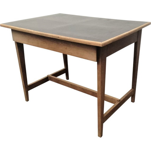 Vintage-Schreibtisch aus Eichenholz, 1950er Jahre