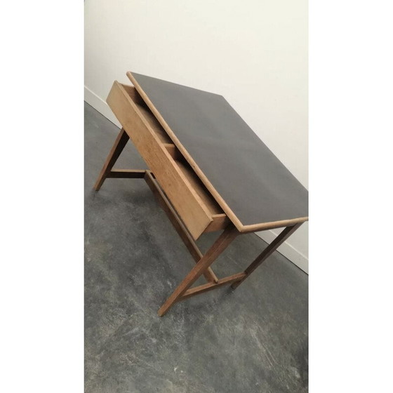 Image 1 of Vintage-Schreibtisch aus Eichenholz, 1950er Jahre