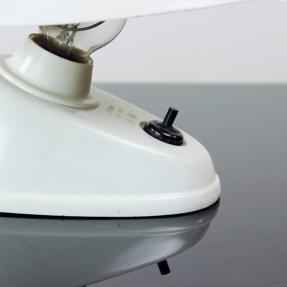 Image 1 of Vintage Tischlampe aus weißem Bakelit von Bauhaus Team, Tschechoslowakei 1930er Jahre