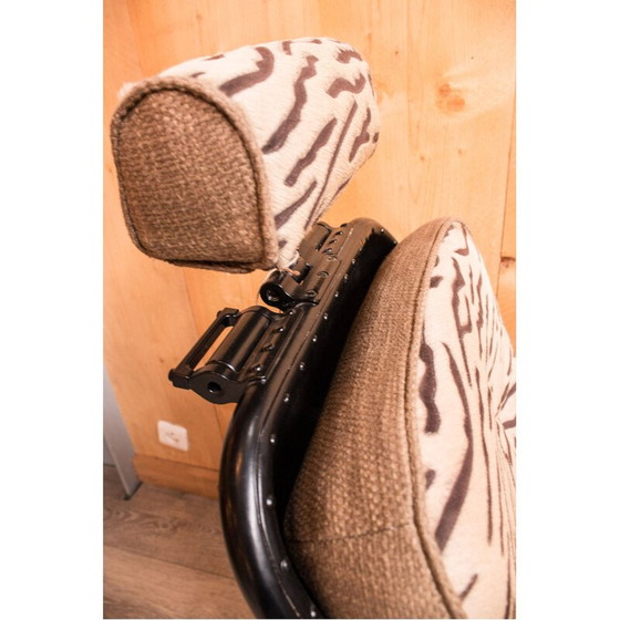 Image 1 of Vintage Transall Stuhl, französisches Armeeflugzeug