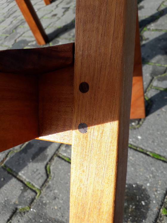 Image 1 of 6x Queens Teak Stapelstühle aus Teakholz