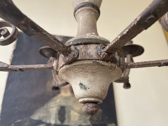 Image 1 of Hängelampe für Kerzen Kirche Lampe Kerze Lampe Antike Französisch
