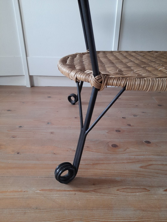 Image 1 of 70S Vintage Rattan Tisch