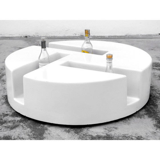 Image 1 of Vintage Fiberglas Barwagen Astarte Nerviano Space Era Italien 1970