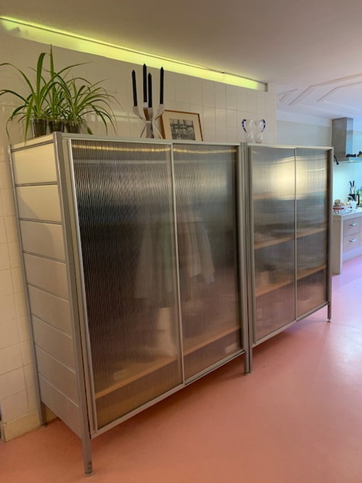 Zerodisegno Kleiderschrank / Geschirrschrank - 2 Stück