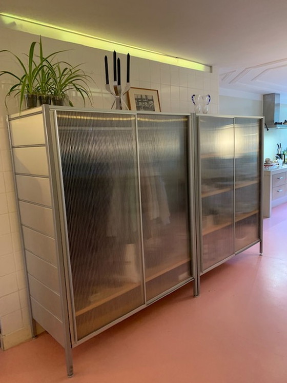 Image 1 of Zerodisegno Kleiderschrank / Geschirrschrank - 2 Stück