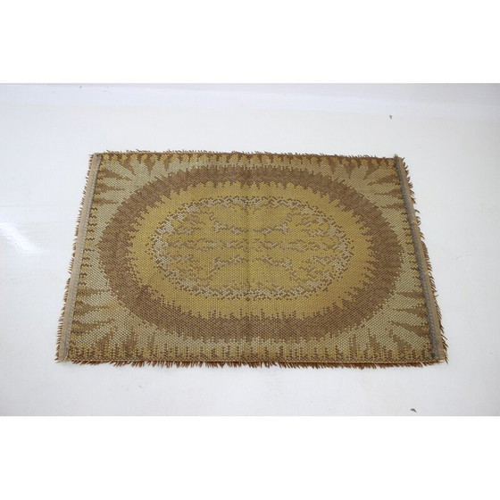 Image 1 of Abstrakter Teppich aus Wolle, Dänemark 1970