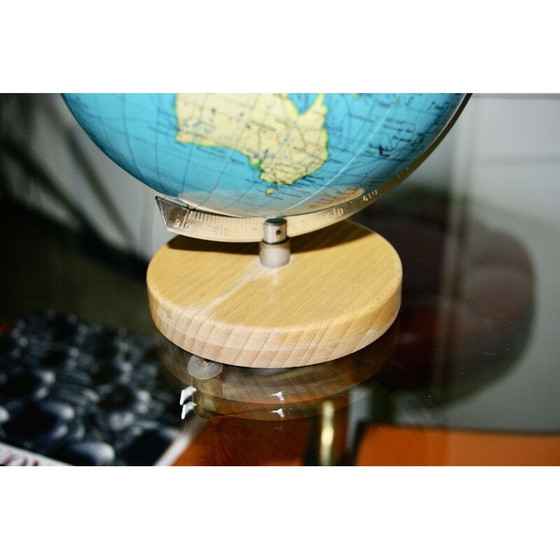 Image 1 of Vintage-Globus aus Metall und Holz, 1950er Jahre
